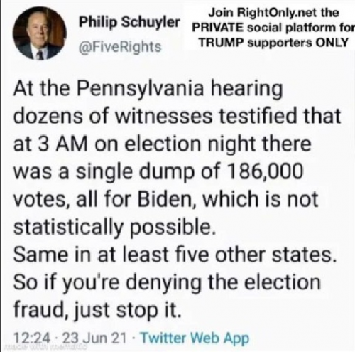 R election fraud