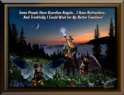 Rottweiler ~Some Have Gaudian Angels~