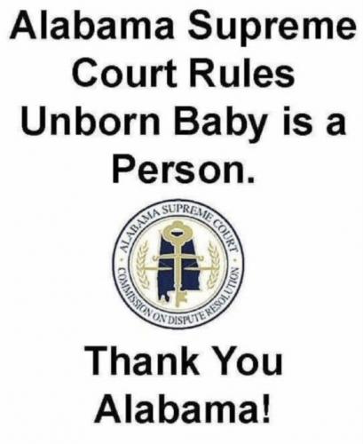 Alabama supreme baby