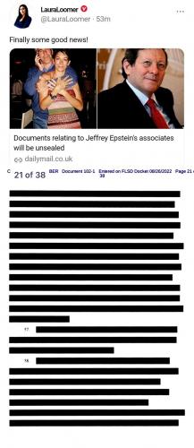 Jeffrey Epstein Documents Ordered Unsealed