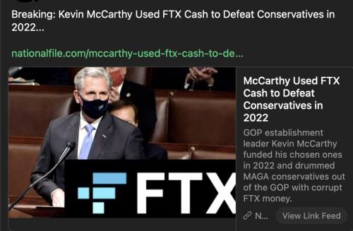 McCarthy FTX
