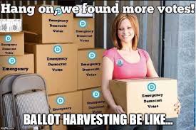 Ballot harvesting