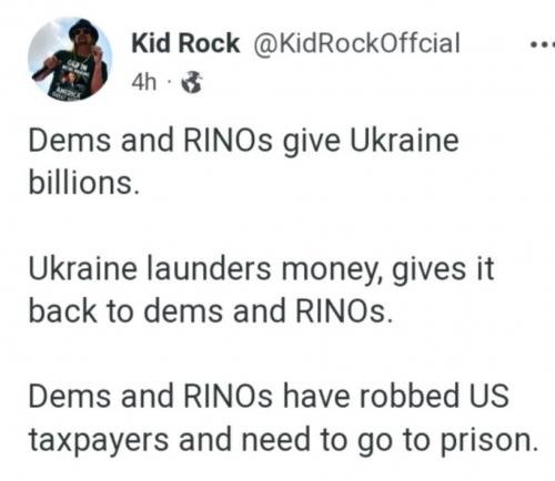RO Kid Rock robbed US