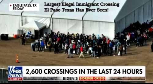 Largest Illegal Immigrant Crossing El Paso Has Ever Seen
