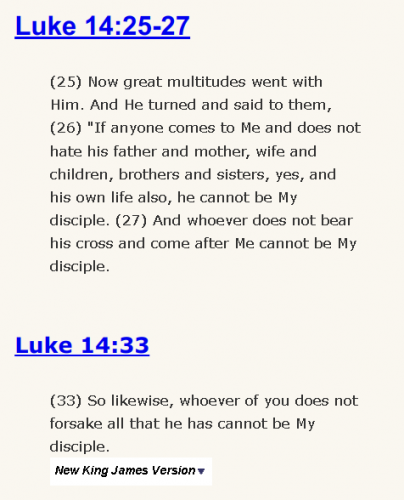 Luke 14:25-27
