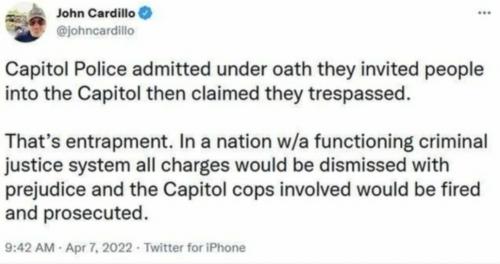 Cap entrapment