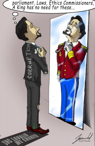 justin trudeau 133 - ethics no need snc and we and election and