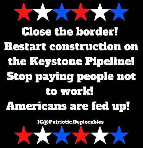 Americans are fed up...