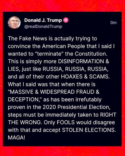 Trump ~Termination of Thonstition~ by The Masters of Projection