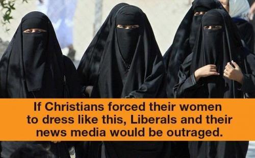IfChristiansForcedWomenToDressLikeThisLiberalsWouldGoOutOfTheirMinds