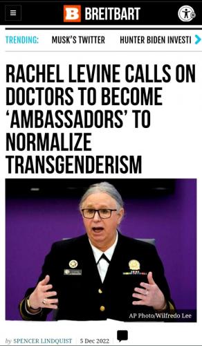 Transgender Rachel Levine Calls on Doctors to Become Ambassadors