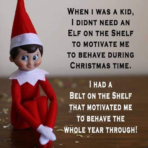 Elf on a shelf - Belt on a shelf