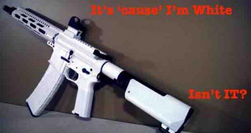 Gun It's cause I'm White copy