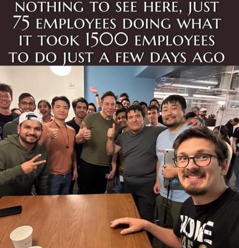 M employees