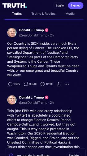 Trump ~Sick Three Letter Agencies~ Expanded