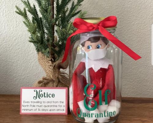 Elf on a shelf - Quarantine