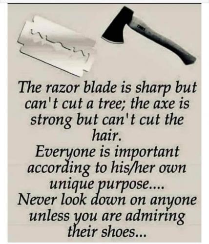 Don't look down on people