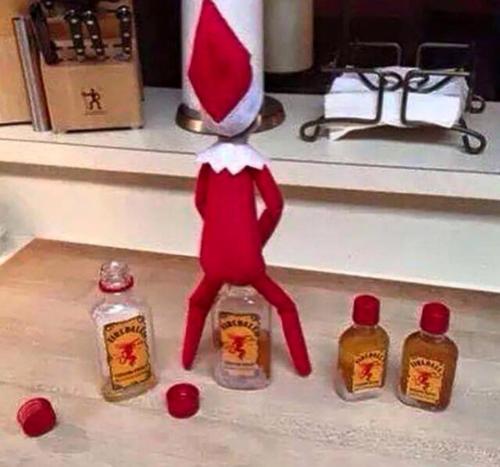 Elf on a shelf - Fireball...