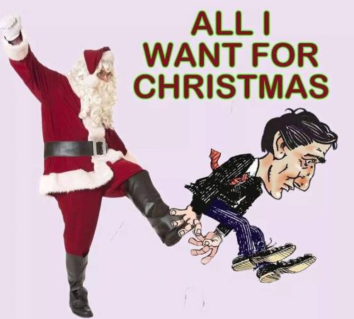 Christmas 16 - Justin Trudeau Out