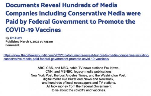 MSM money for lying