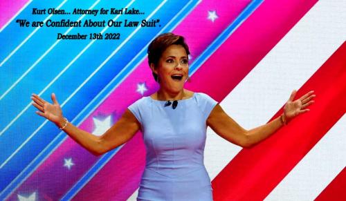 Kari Lake Attorney ~ Confident About Laws Suit~