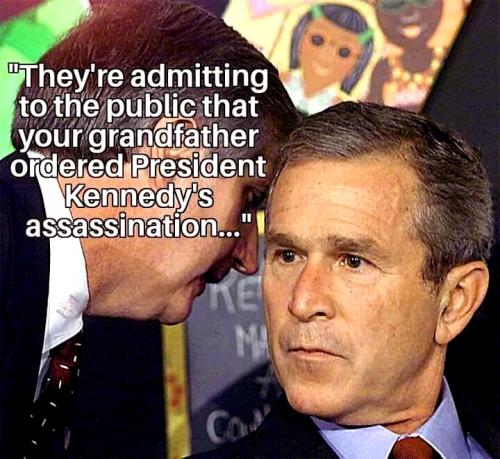 JFK and Bush Senior
