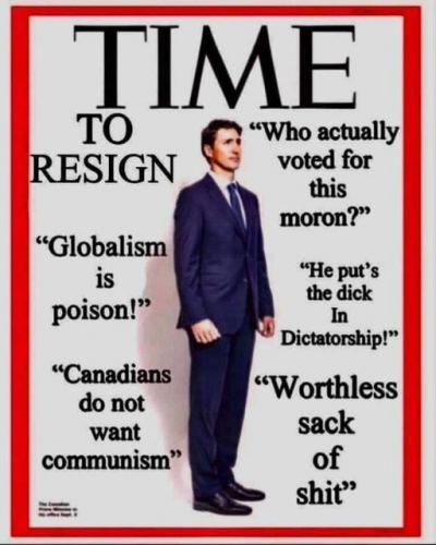 justin trudeau - A huge RACIST and globalist