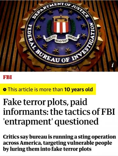 FBI ~Experts of Entrapment~