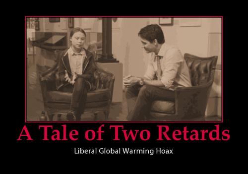 TaleOfTwoRetards2019LiberalGlobalWarmingHoax
