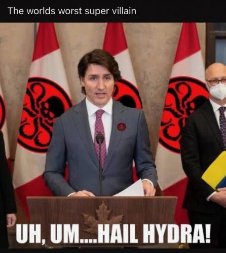 justin trudeau - evil