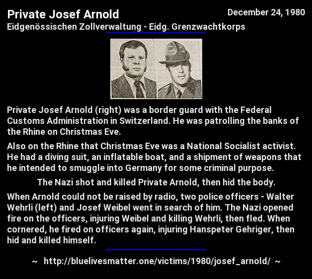 1980-josef_arnold-infocard » BlueLivesMatter's Timeline Photos