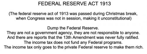 Fed Reserve dump