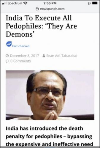 India execute pedos