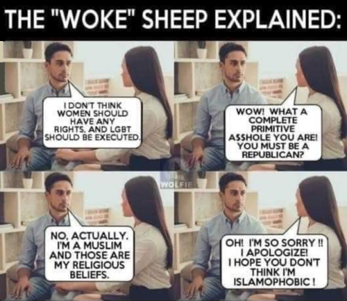 M woke sheep