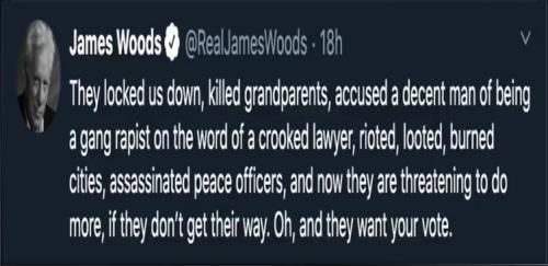JamesWoodsLiberalsAreTraitors