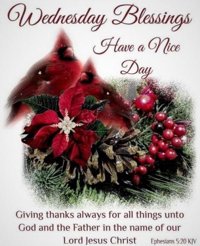 122122 - Weds Blessings Eph 5-20