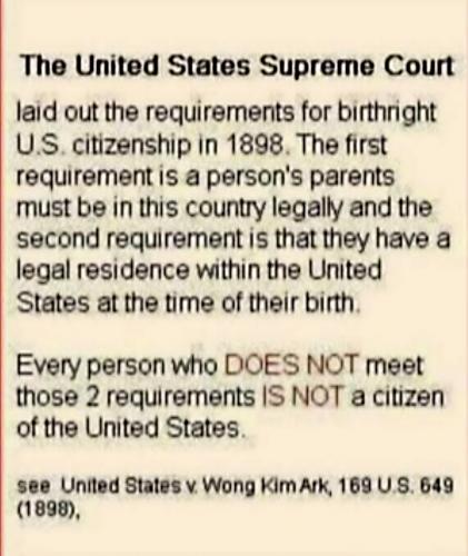 birth right citizen