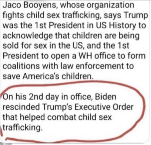 Biden for child sex