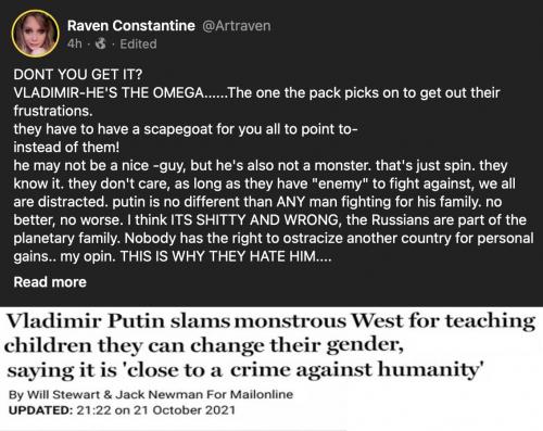 Putin gender change