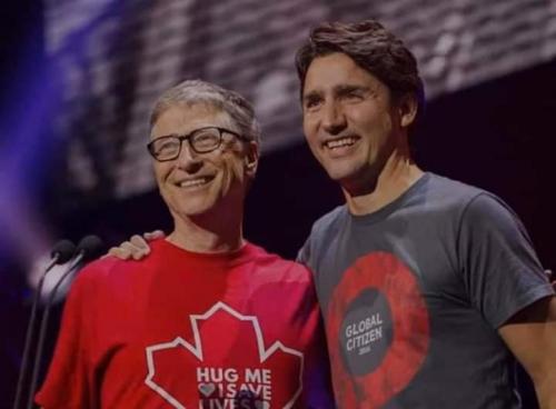 Virus 7 - bill gates and justin trudeau