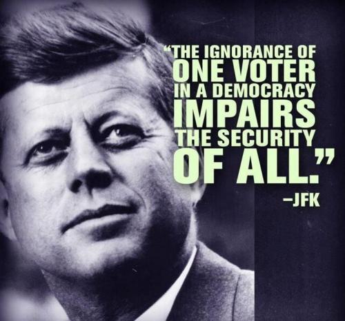 JFK - The ignorance of one voter