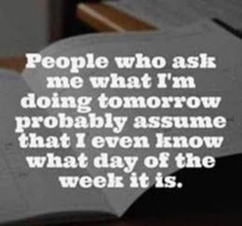 doing tomorrow