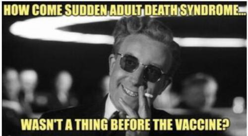 SADS not before vax