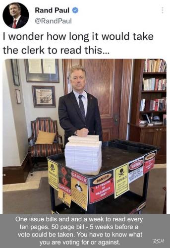 Rand Paul bills