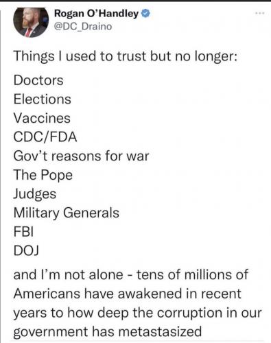 no longer trust