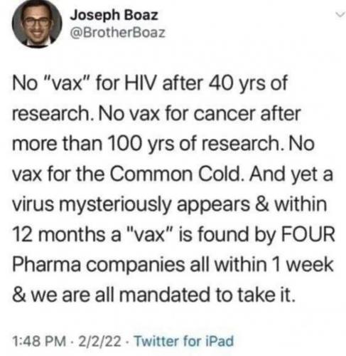 M no Vax