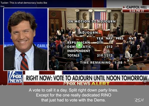 vote to adjourn