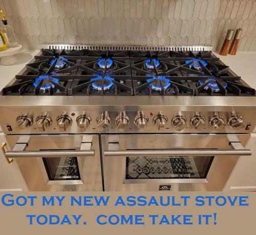 M assault stove