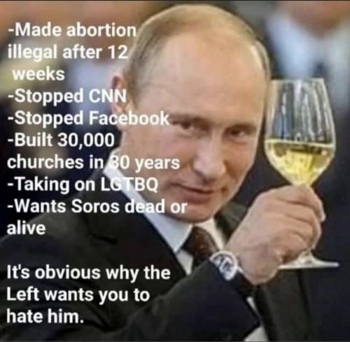 left hates Putin