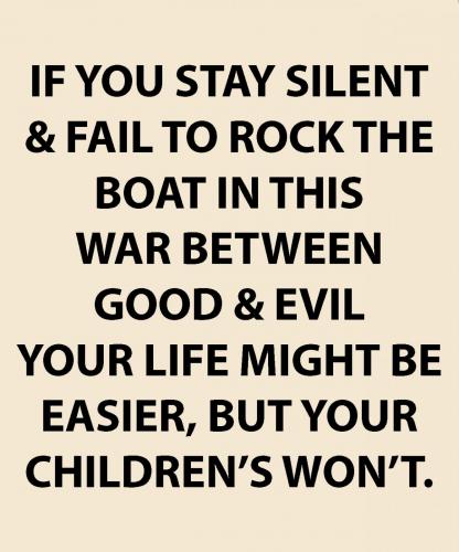 M Stay silent